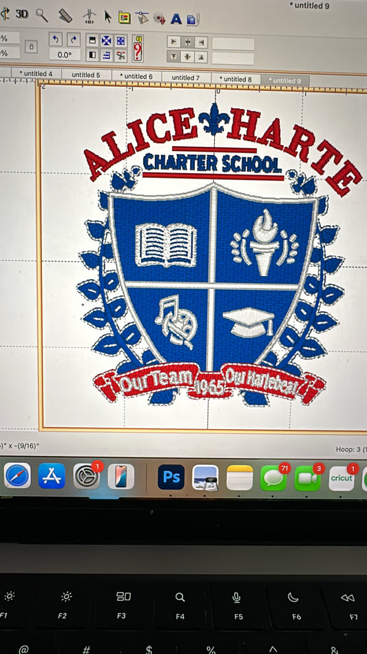 School Logo Embroidery