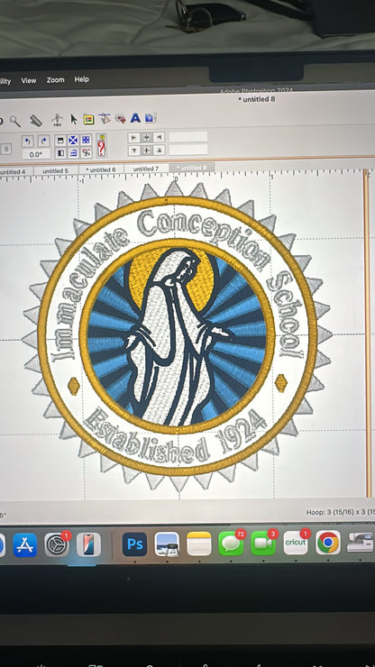 School Logo Embroidery